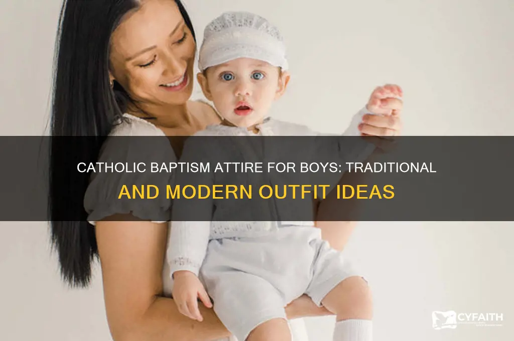 what do boys wear for catholic baptism