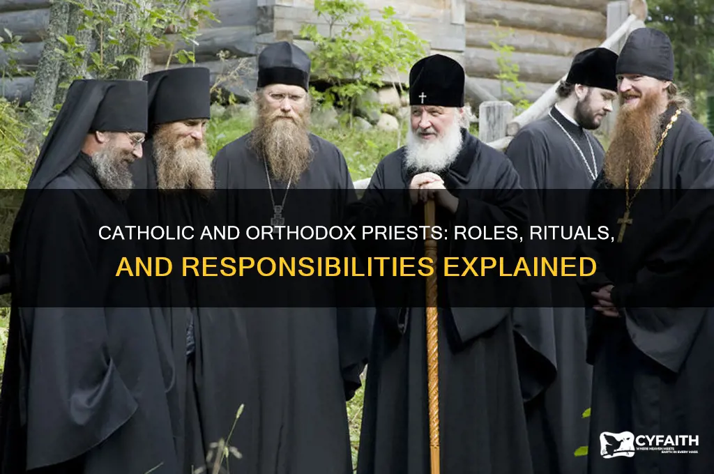 what do catholic and orthodox peiests do