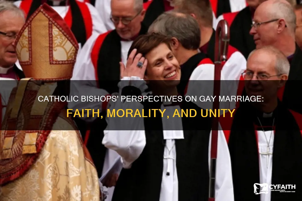 what do catholic bishops think about gay marriage