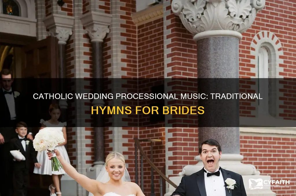what do catholic brides walk down the aisle to
