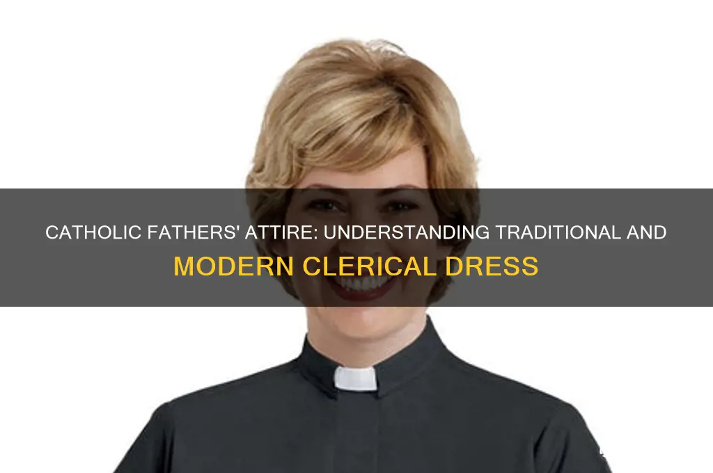what do catholic fathers wear