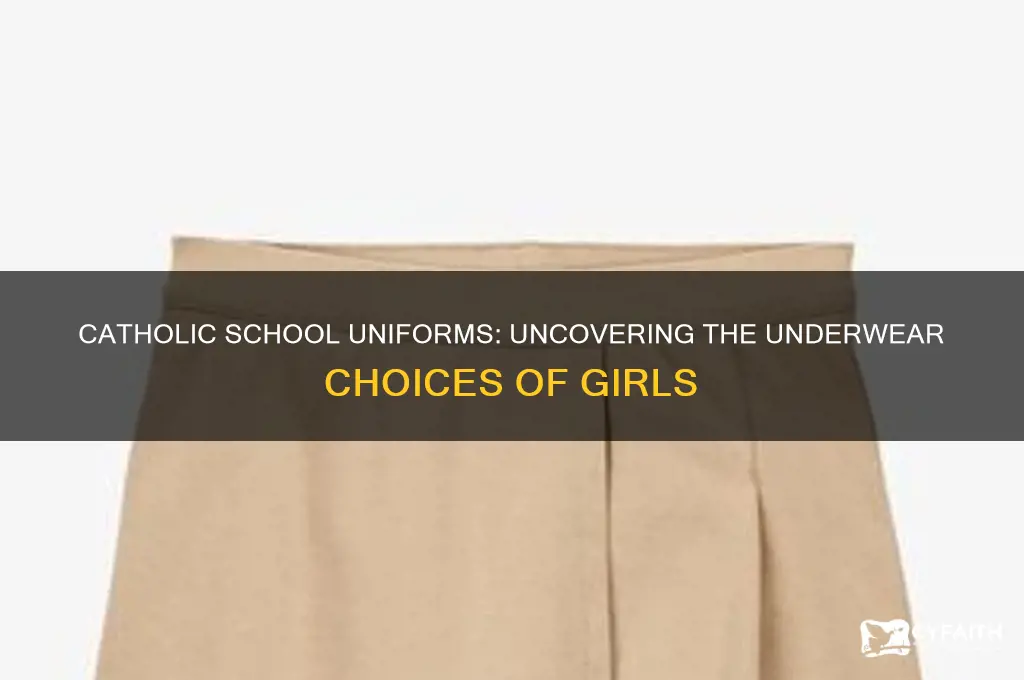 what do catholic girls wear under their uniform