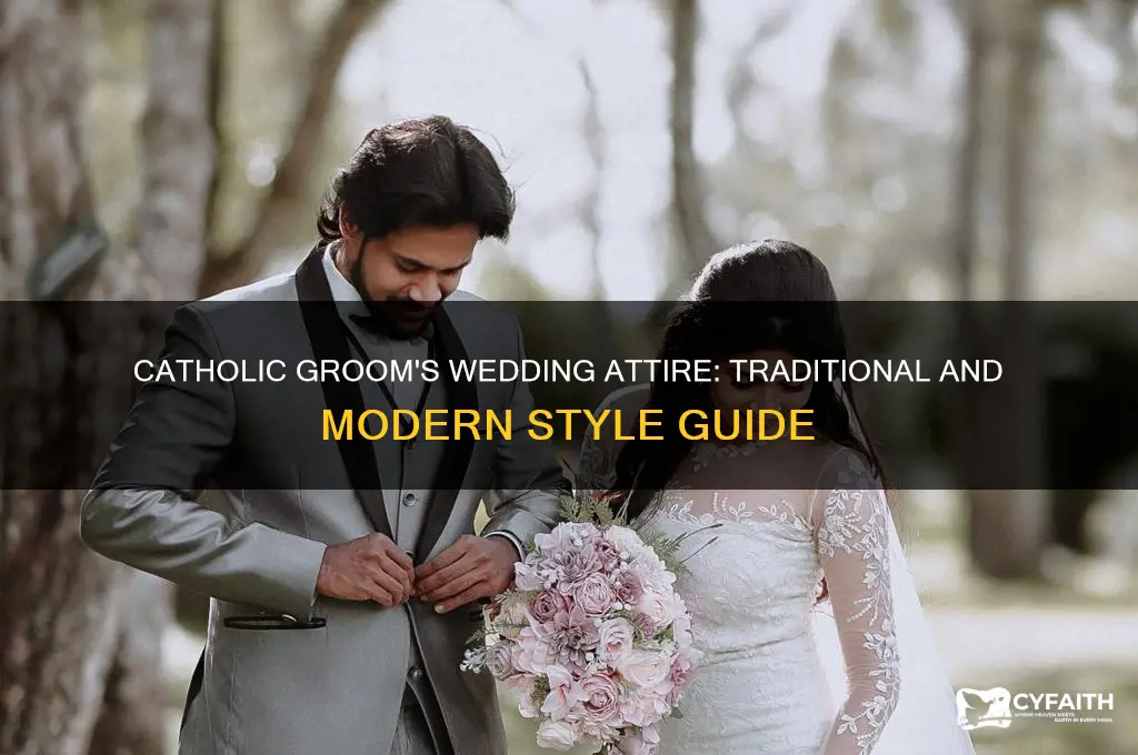 what do catholic groom wear for wedding