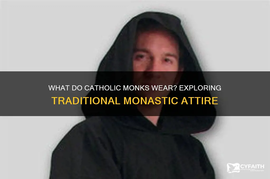 what do catholic monks wear
