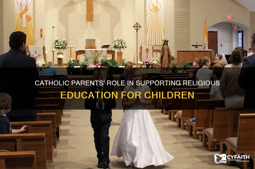 what do catholic parents do during religious ed