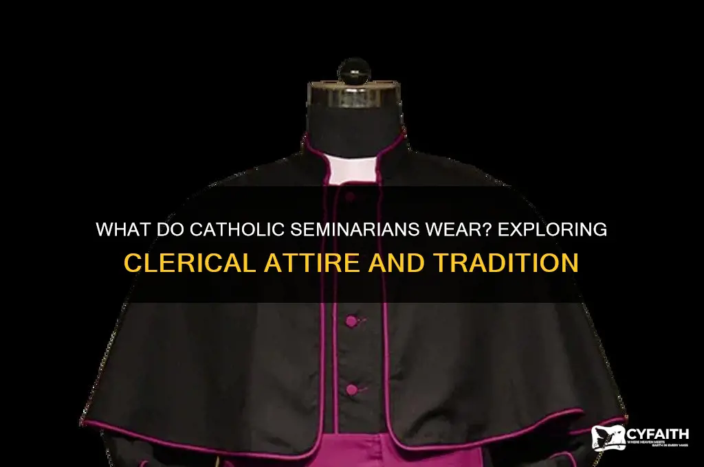 what do catholic seminarians wear