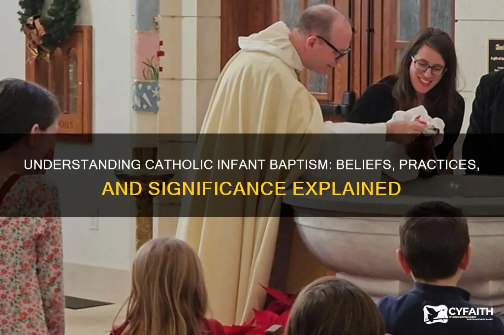 what do catholics belive about infant baptism