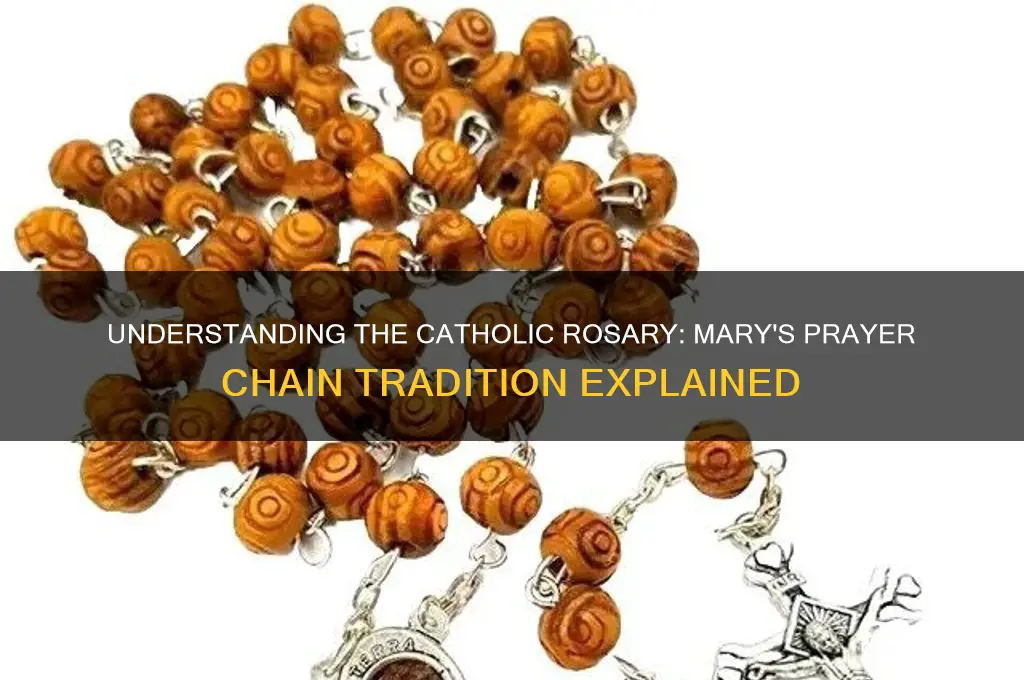 what do catholics call chain with mary