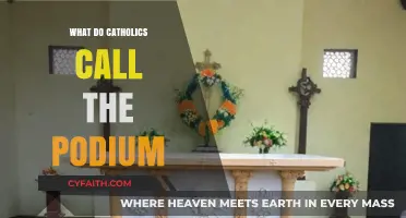 Understanding the Catholic Term for the Podium: A Liturgical Insight