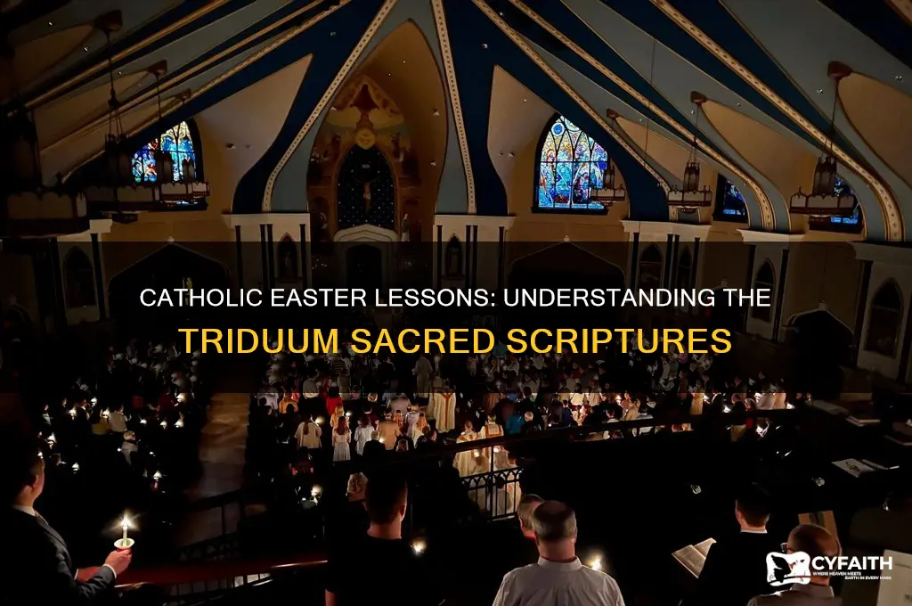 what do catholics call their easter lessons