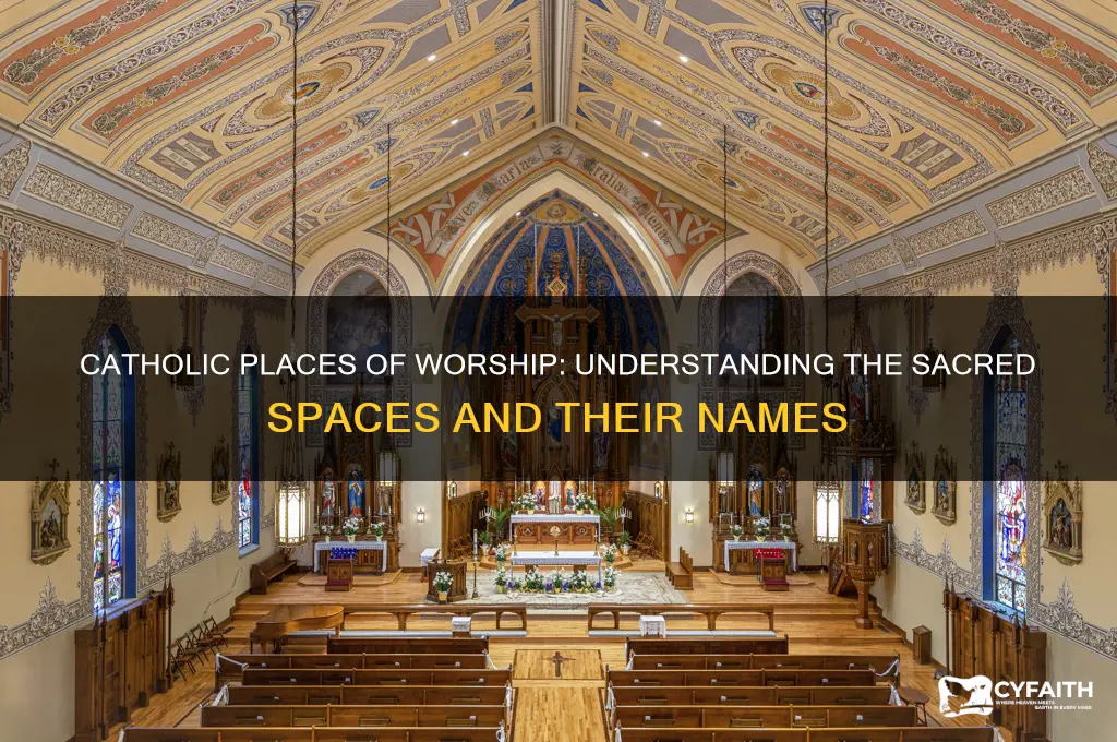 what do catholics call thier place oc wroship