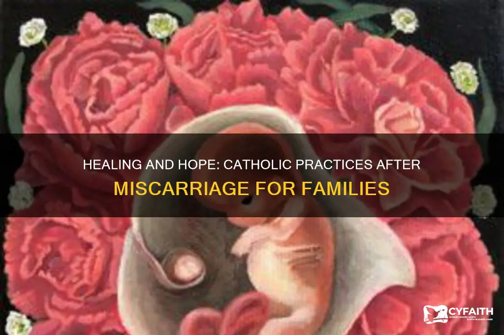 what do catholics do after a miscarriage