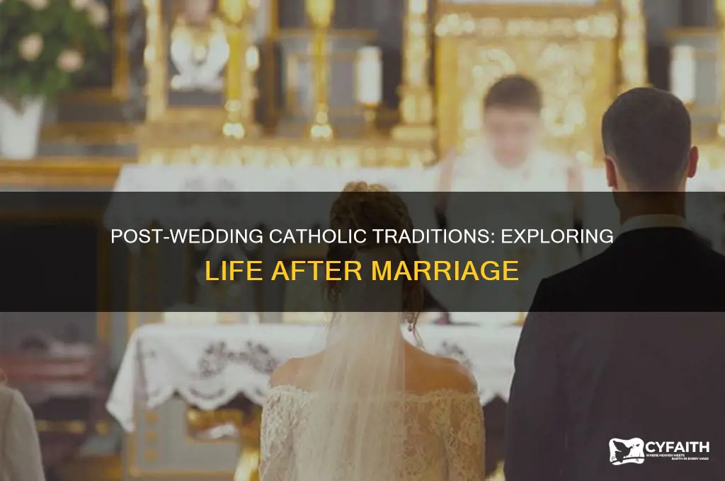 what do catholics do after they get married