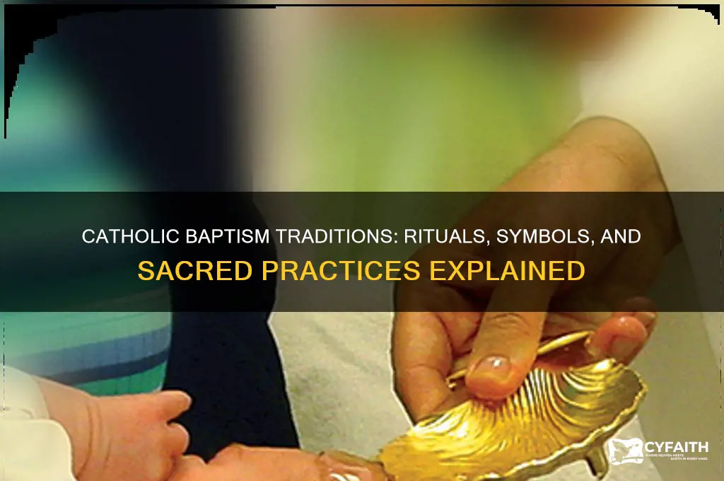 what do catholics do for baptism