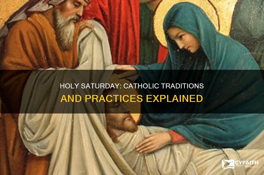 what do catholics do on holy saturday