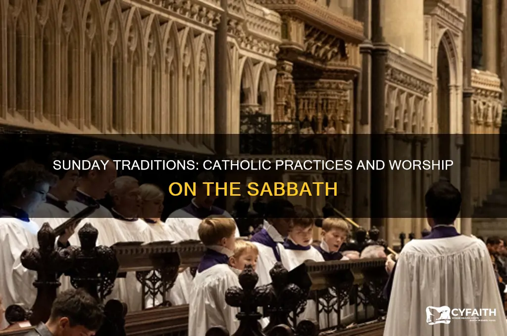 what do catholics do on sunday