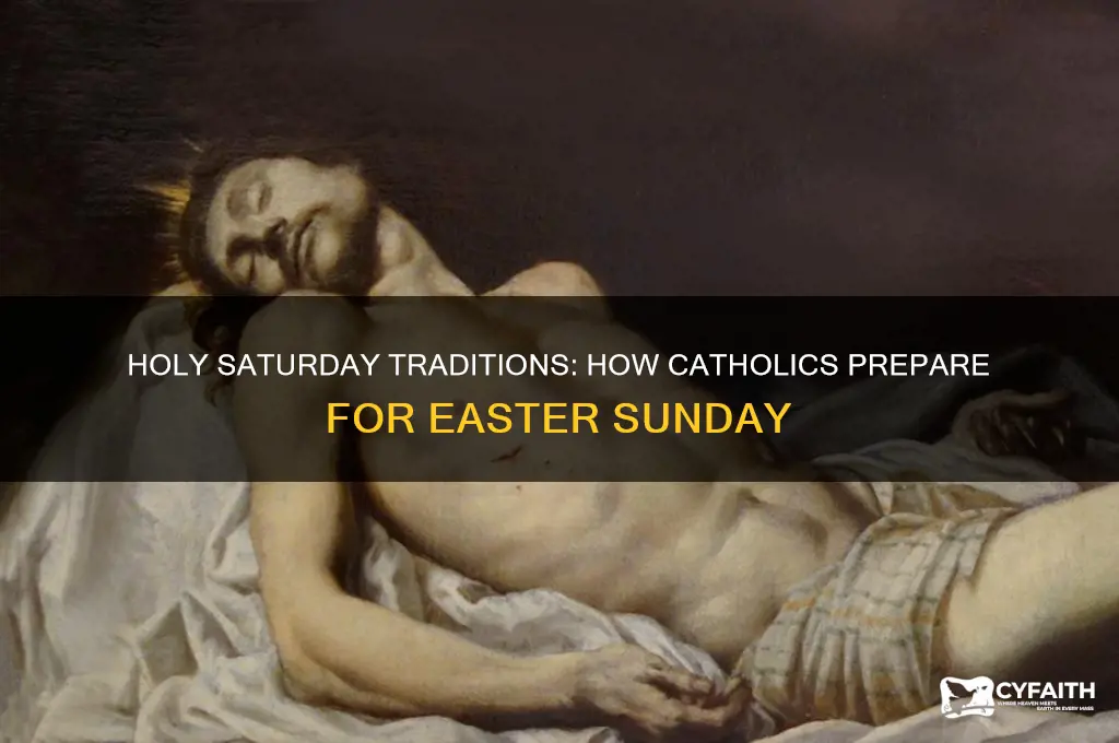 what do catholics do on the saturday before easter