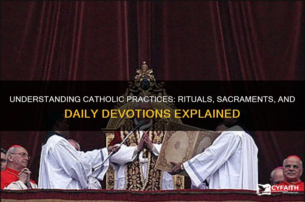 what do catholics do practice