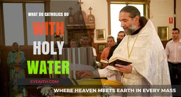 Understanding Catholic Practices: The Role and Use of Holy Water