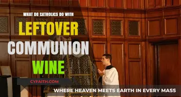 Leftover Communion Wine: Catholic Practices and Sacred Traditions Explained