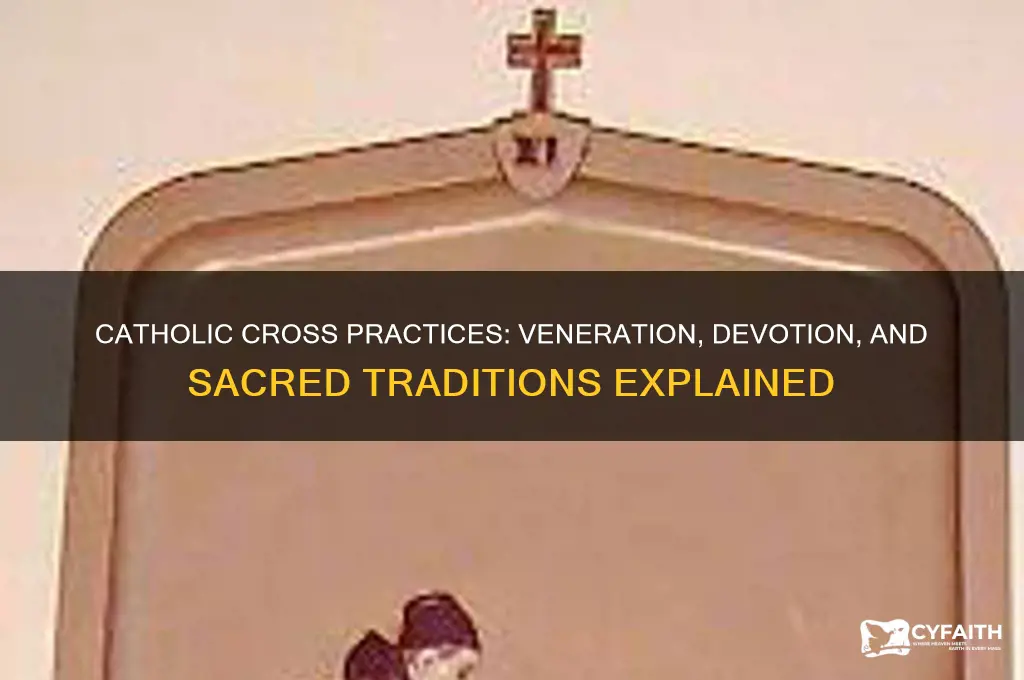 what do catholics do with the cross
