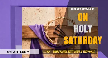 Holy Saturday Catholic Food Traditions: A Day of Reflection and Fasting