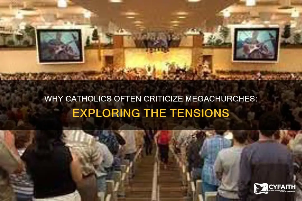 what do catholics have against megachurches