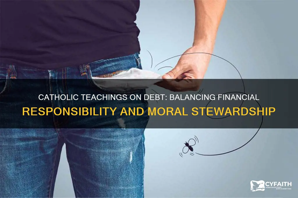 what do catholics say about debt
