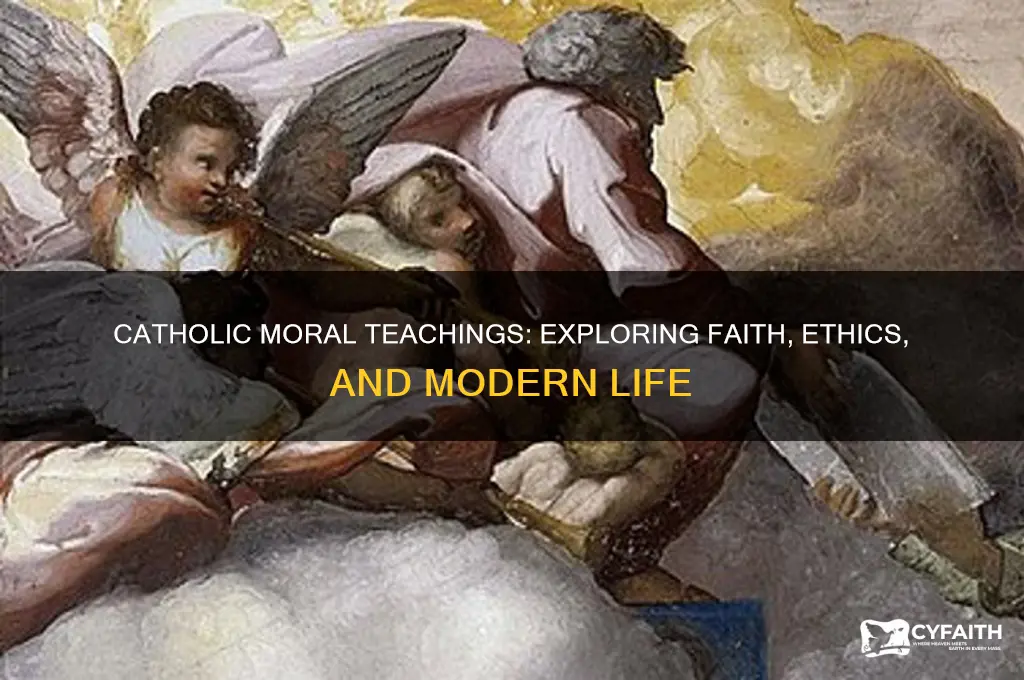 what do catholics say about morals
