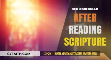 Catholic Scripture Response: Understanding the Post-Reading Tradition and Prayer
