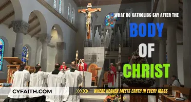 The Catholic Response: Words Spoken After Receiving the Body of Christ
