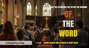 Catholic Liturgy: Responses After the Proclamation of the Word Explained