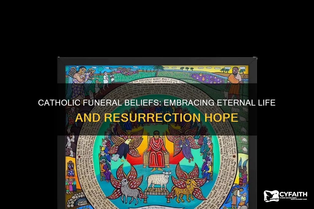 what do catholics say at a funeral about perpetual life