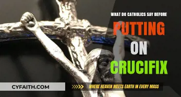 Catholic Crucifix Ritual: Prayers and Blessings Before Wearing the Cross