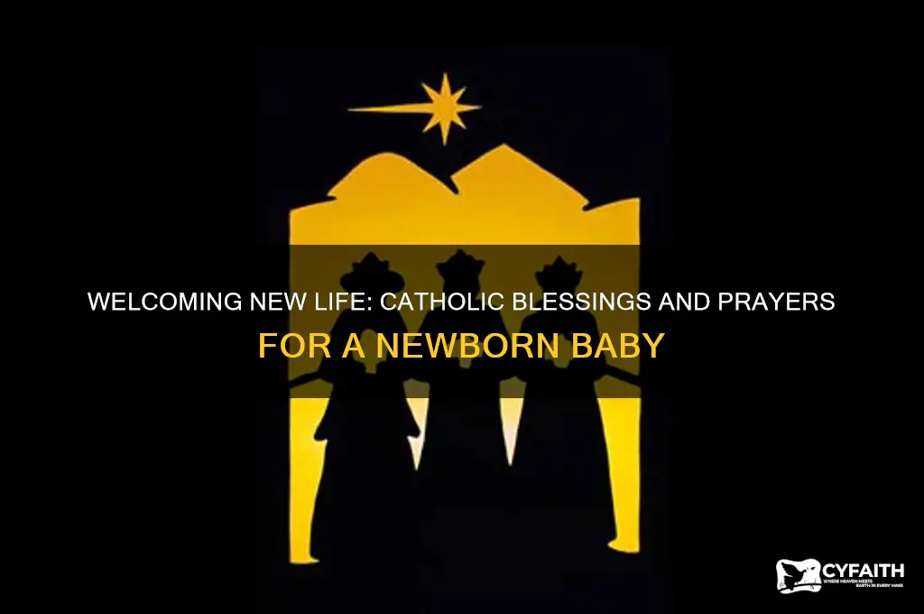 what do catholics say when baby borm