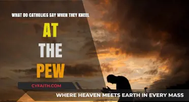 Kneeling in Faith: Catholic Prayers and Practices at the Pew