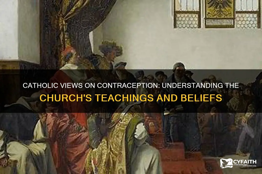 what do catholics think about contraception