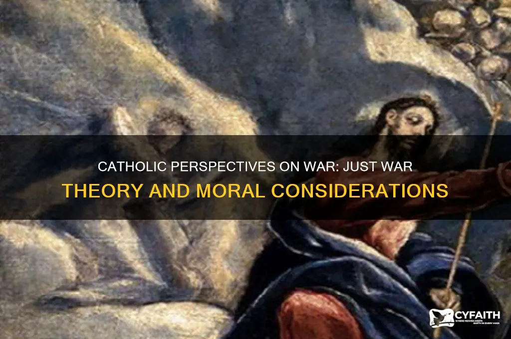 what do catholics think about war