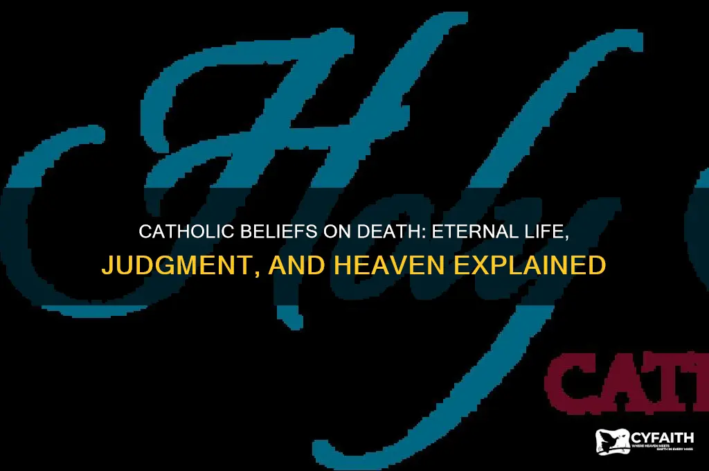 what do catholics think happens when they die
