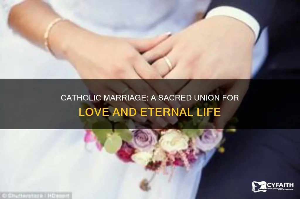 what do catholics think is the goal of marriage