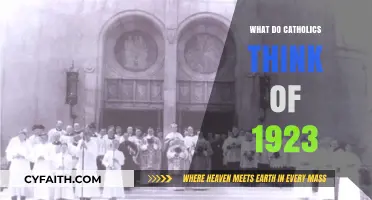 1923 in Catholic Perspective: Historical Insights and Reflections