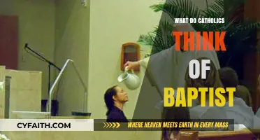 Catholics and Baptists: Understanding Mutual Beliefs and Differences