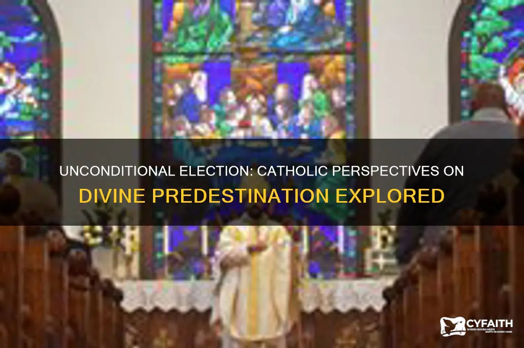 what do catholics think of unconditional election
