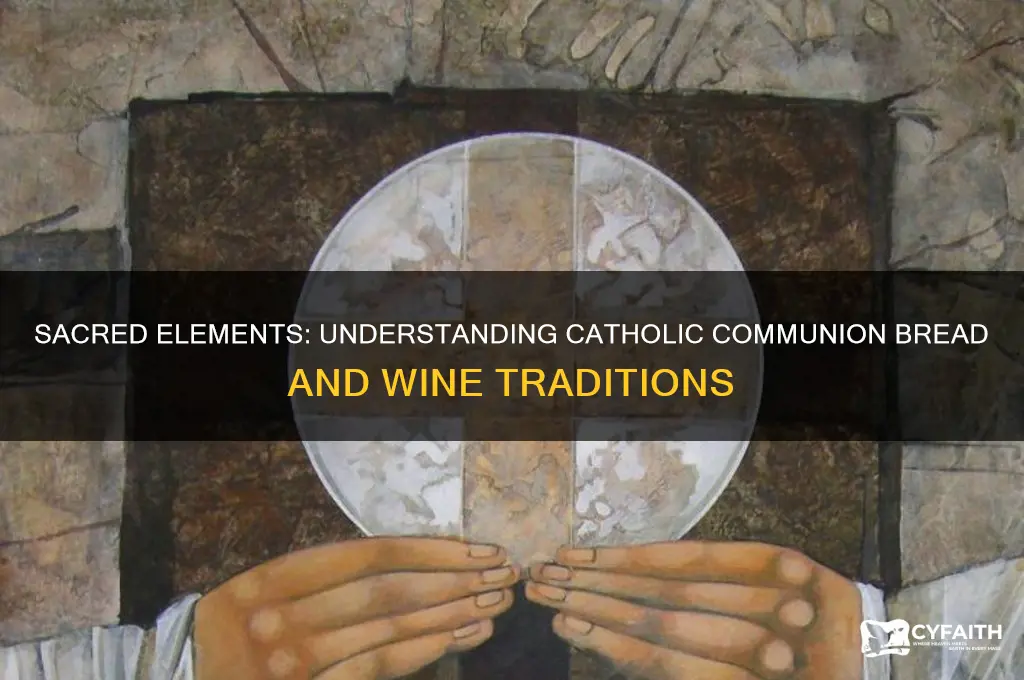 what do catholics use for communion