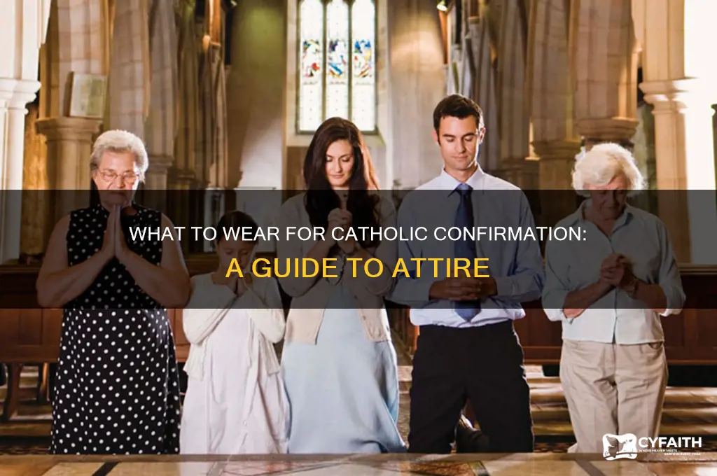 what do catholics wear to confirmation