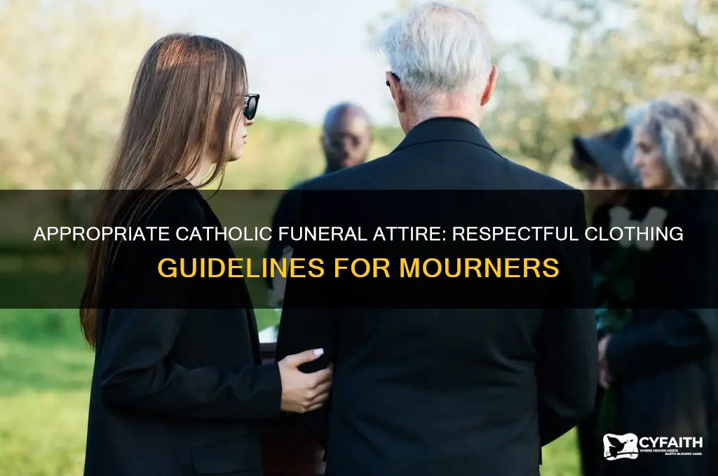 what do catholics wear to funerals
