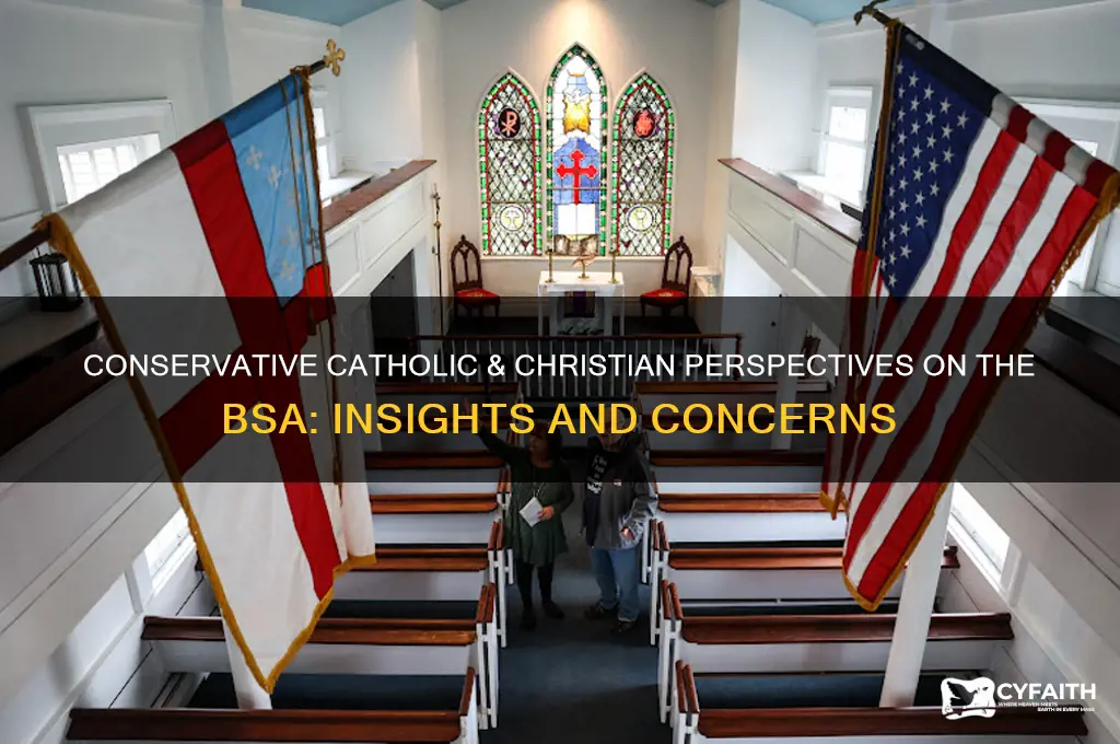 what do conservative catholic & christians say about thebsa
