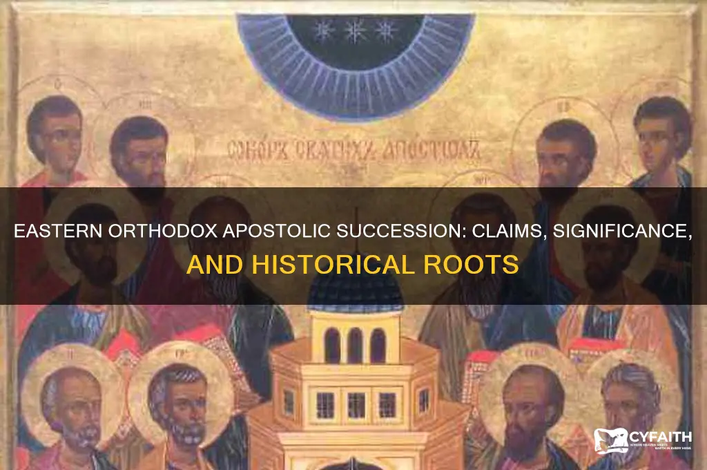 what do eastern orthodox claim about apostolic succession