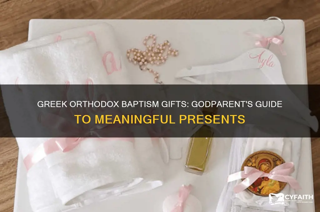what do godparents buy for a greek orthodox baptism