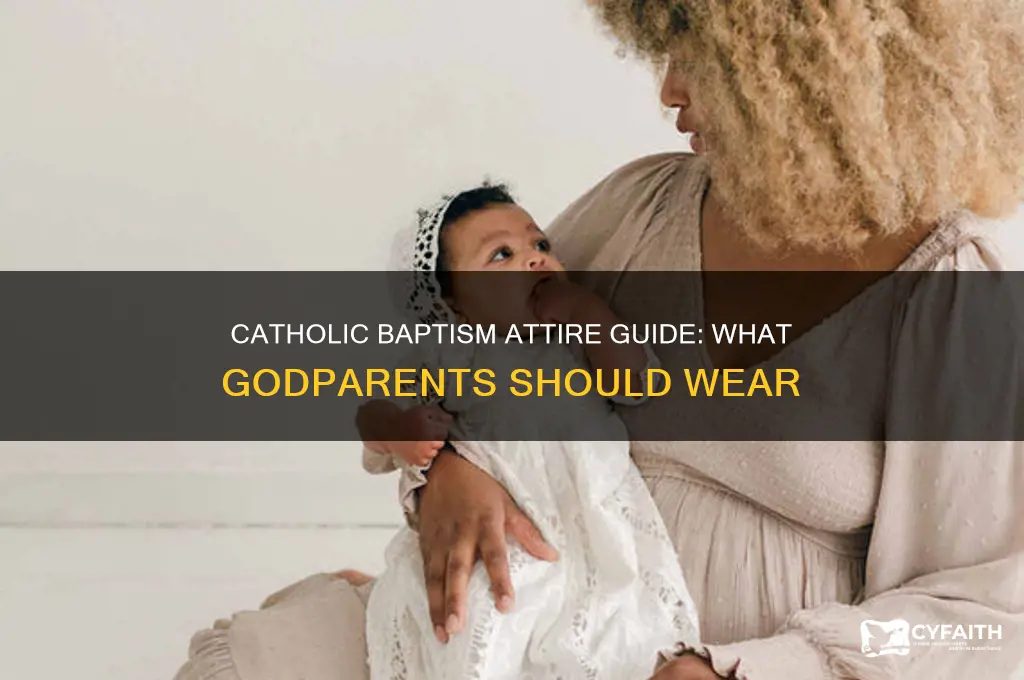 what do godparents wear to catholic baptism
